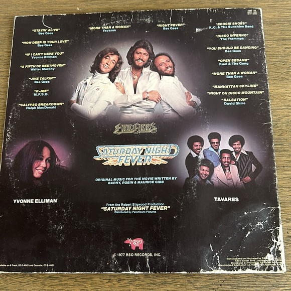 Original 1977 Saturday Night Fever Movie Soundtrack Vinyl - Picture 5 of 13